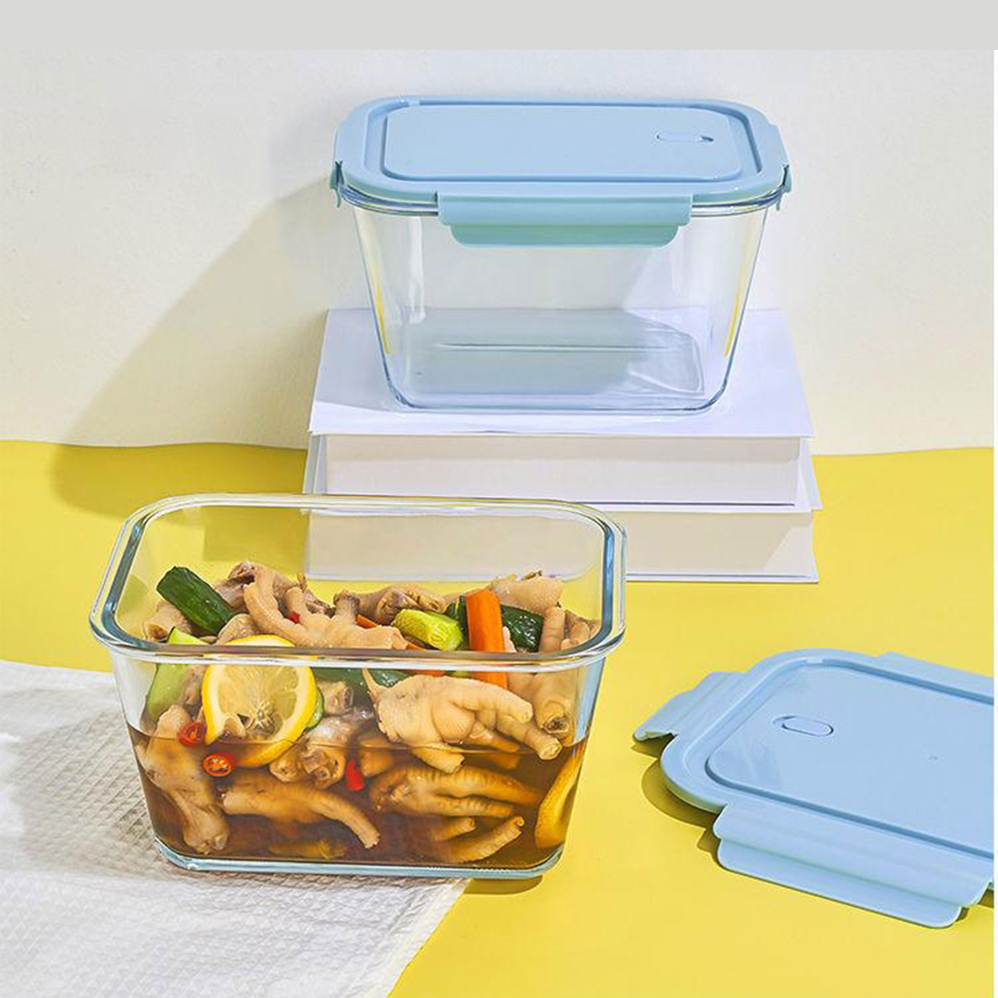 Microwave Heating Rectangular Lunch Box