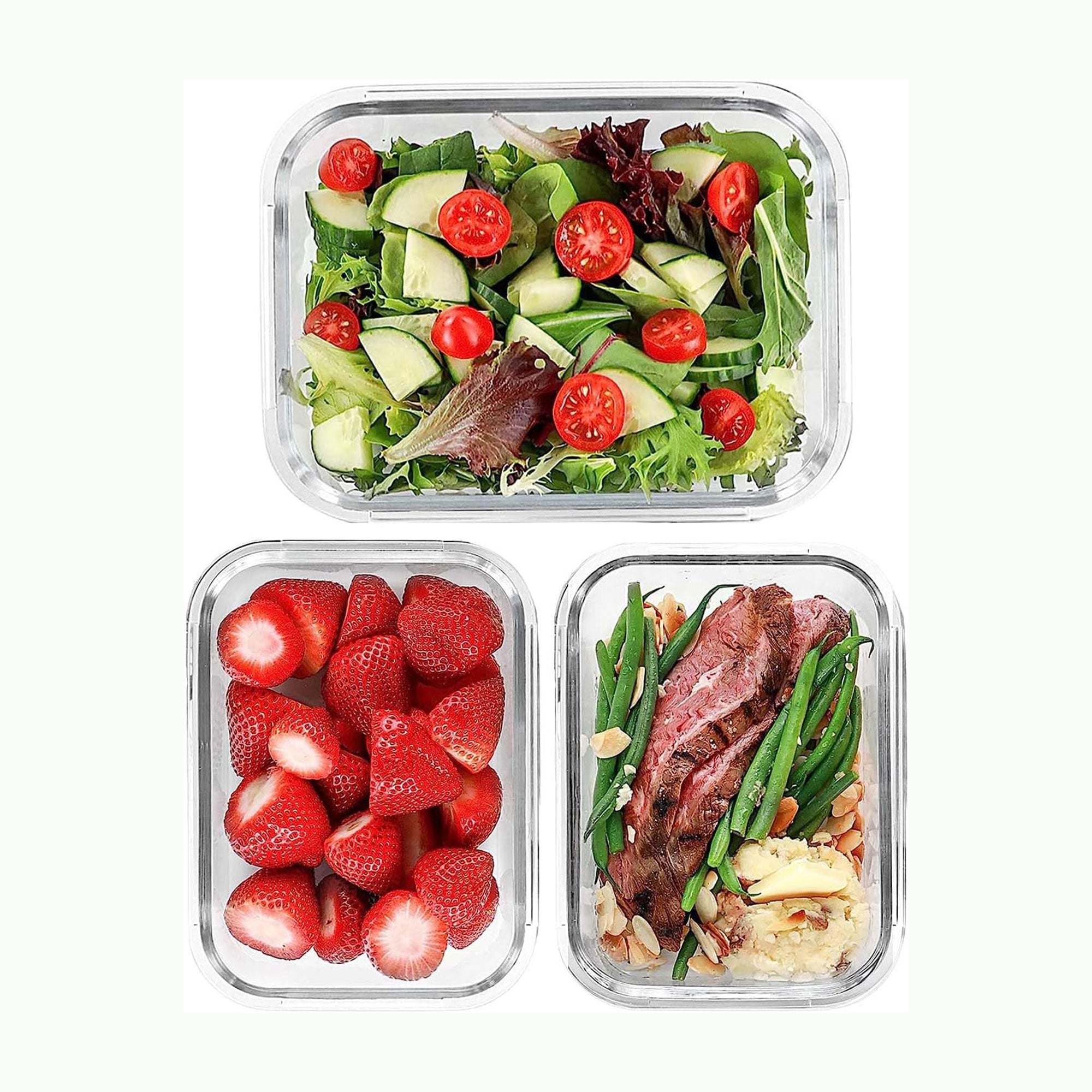 Microwave Heating Rectangular Lunch Box