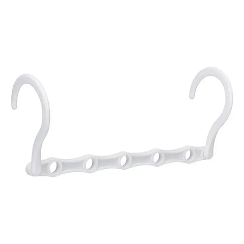 Multifunctional Hook Space Saving 5-hole Plastic Hanger Simple Folding Windproof Hanger Suitable Apartments Dormitories Families