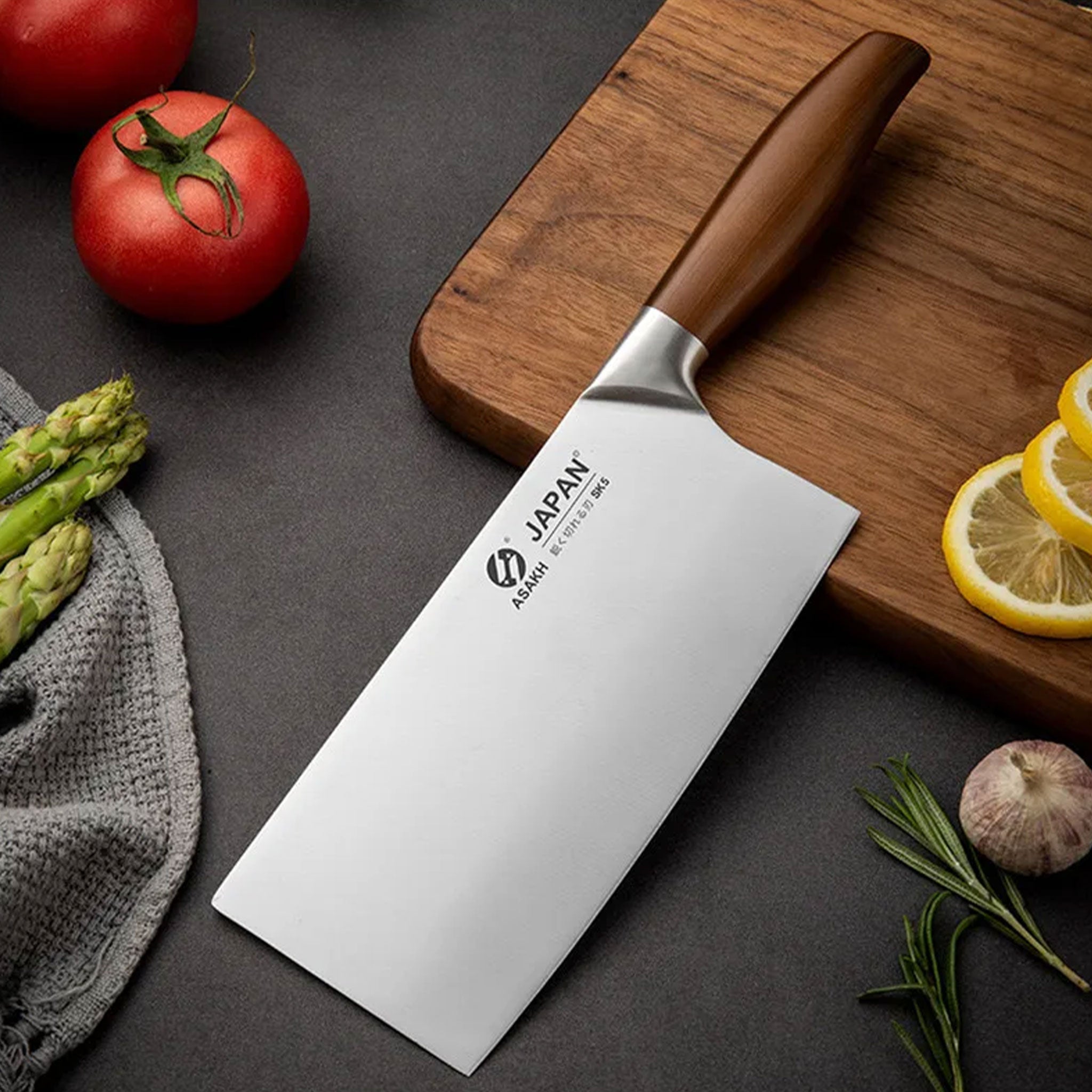 Multifunctional Stainless Steel Kitchen Knife and Scissor Set