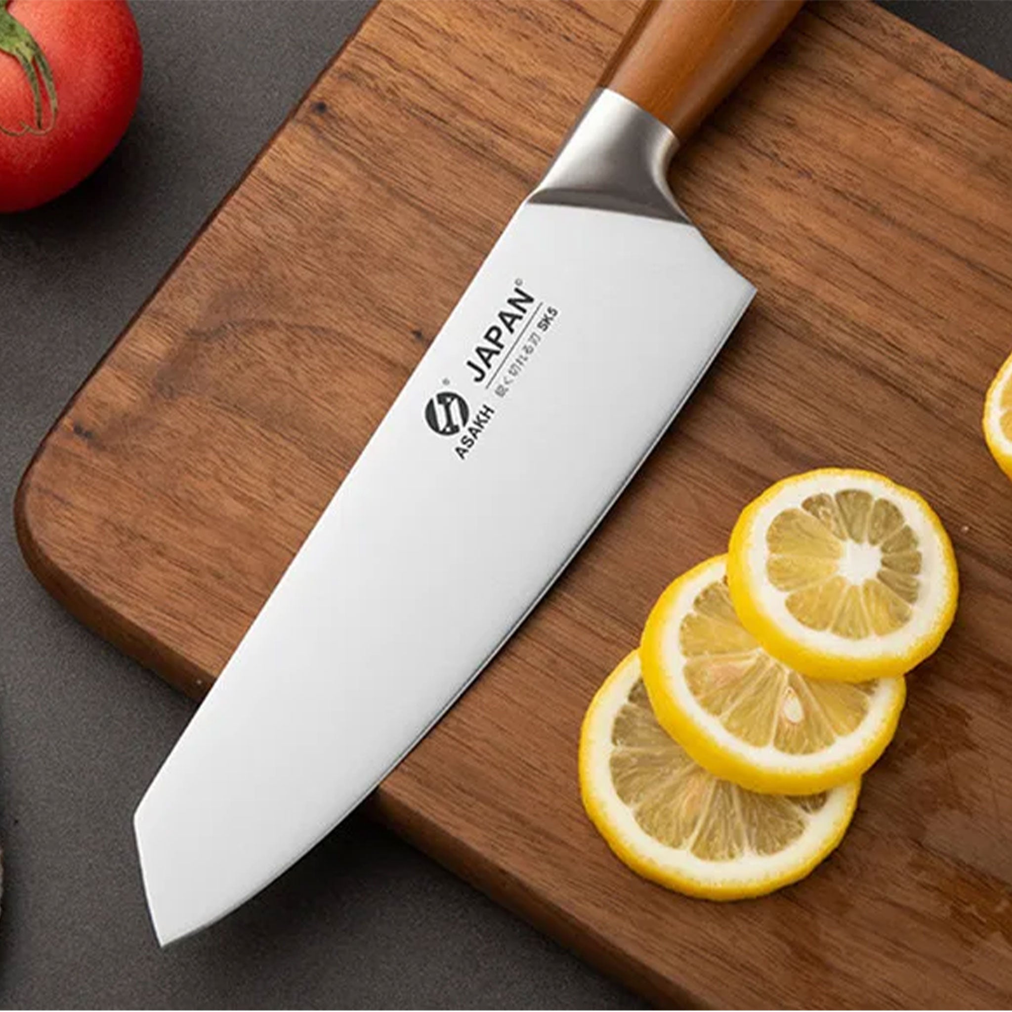 Multifunctional Stainless Steel Kitchen Knife and Scissor Set