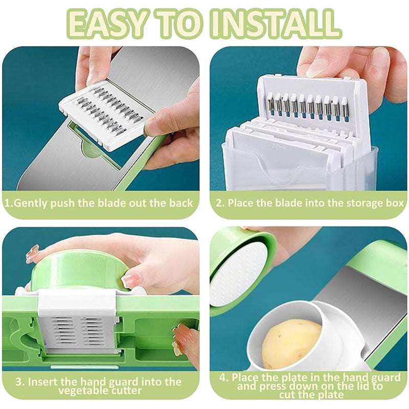 Multifunctional Stainless Steel Vegetable Grater