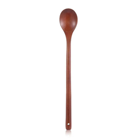 Natural Wooden Large Soup Scoops Long Handle Cooking Scoop Wood Ramen Rice Spoon Soup Ladle Catering Tableware Kitchen Utensil