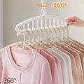 New Clothes Hanger Closet Organizer Space Saving Hanger Multi-port Clothing Rack Plastic Scarf Storage hangers for clothes wiktra