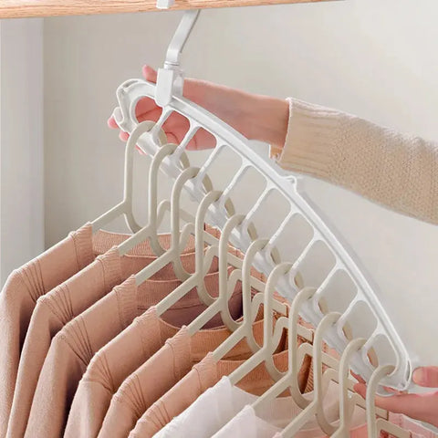 New Clothes Hanger Closet Organizer Space Saving Hanger Multi-port Clothing Rack Plastic Scarf Storage hangers for clothes wiktra