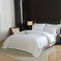 New Cotton 60s Tribute Satin Jet Solid Color Hotel Hotel Bed & Breakfast Four-piece Set wiktra