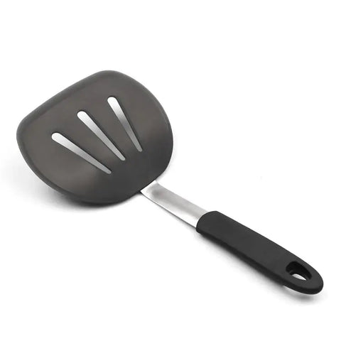 Non Stick Pancakes Turner Silicone Spatula Flexible Slotted Turner High Heat Resistant Pastry Frying Pan Shovel Cooking Utensil