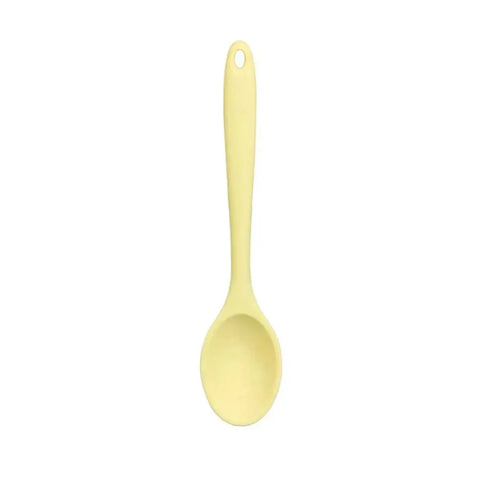 Non-stick Spoon Silicone Spoon Mini Long Handle Cooking Mixing Spoons Tableware Heat Resistant Stirring Spoon Kitchen Supplies