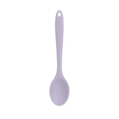 Non-stick Spoon Silicone Spoon Mini Long Handle Cooking Mixing Spoons Tableware Heat Resistant Stirring Spoon Kitchen Supplies