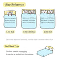 Nordic Bed Four-Piece Bedding Set  Cute Pattern  Microfiber Quilt Cover Bed Sheet Set Piece Set Suitable For Four Seasons wiktra