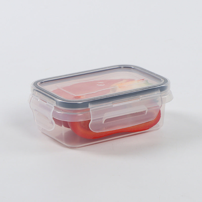 Kitchen Refrigerator Pp Crisper Household Lunch Box Portable Food Lunch Box Fruit Storage Multi-Specification Sealed Box Wholesale