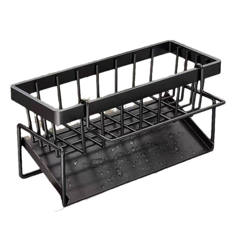 Kitchen Storage Rack Rag Storage Drying Rack Punch-Free Household Seasoning Shelf Sink Faucet Sink Artifact