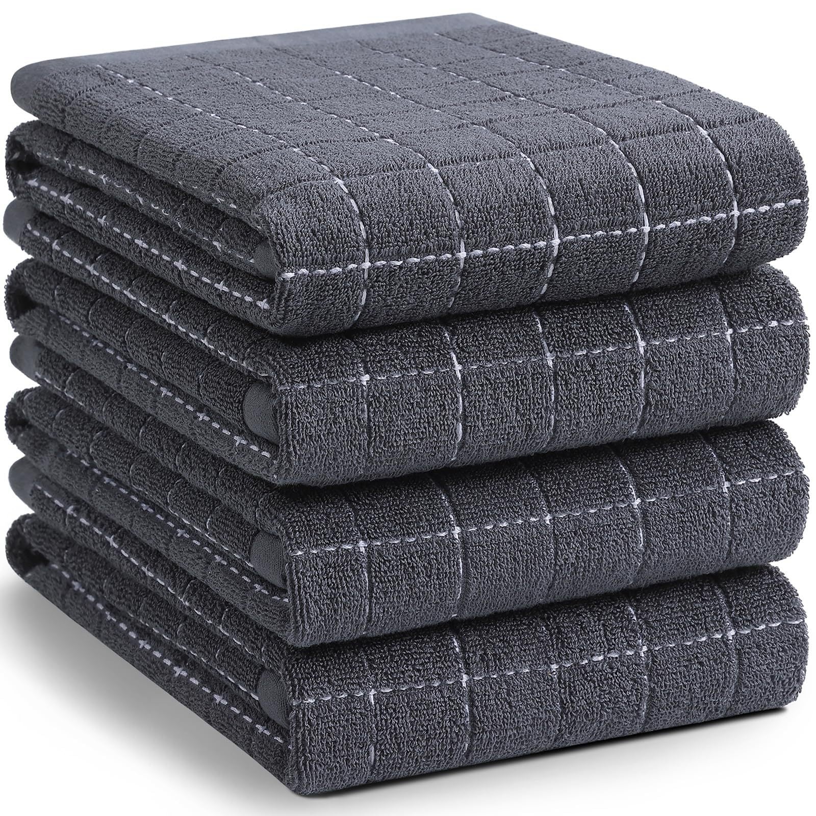 Cotton Kitchen Towel Set Absorbent Quick Dry Dish Towel Hand Towel And Tea Towel Dish Towel Kitchen Drying Cleaning Towel