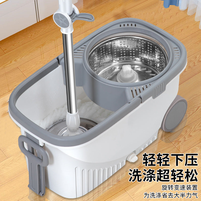 A Generation Of Rotating Mop Labor-saving Lazy Hand-free Washing Mop Self-wringing Water Household Cleaning Mop Bucket Mop Floor