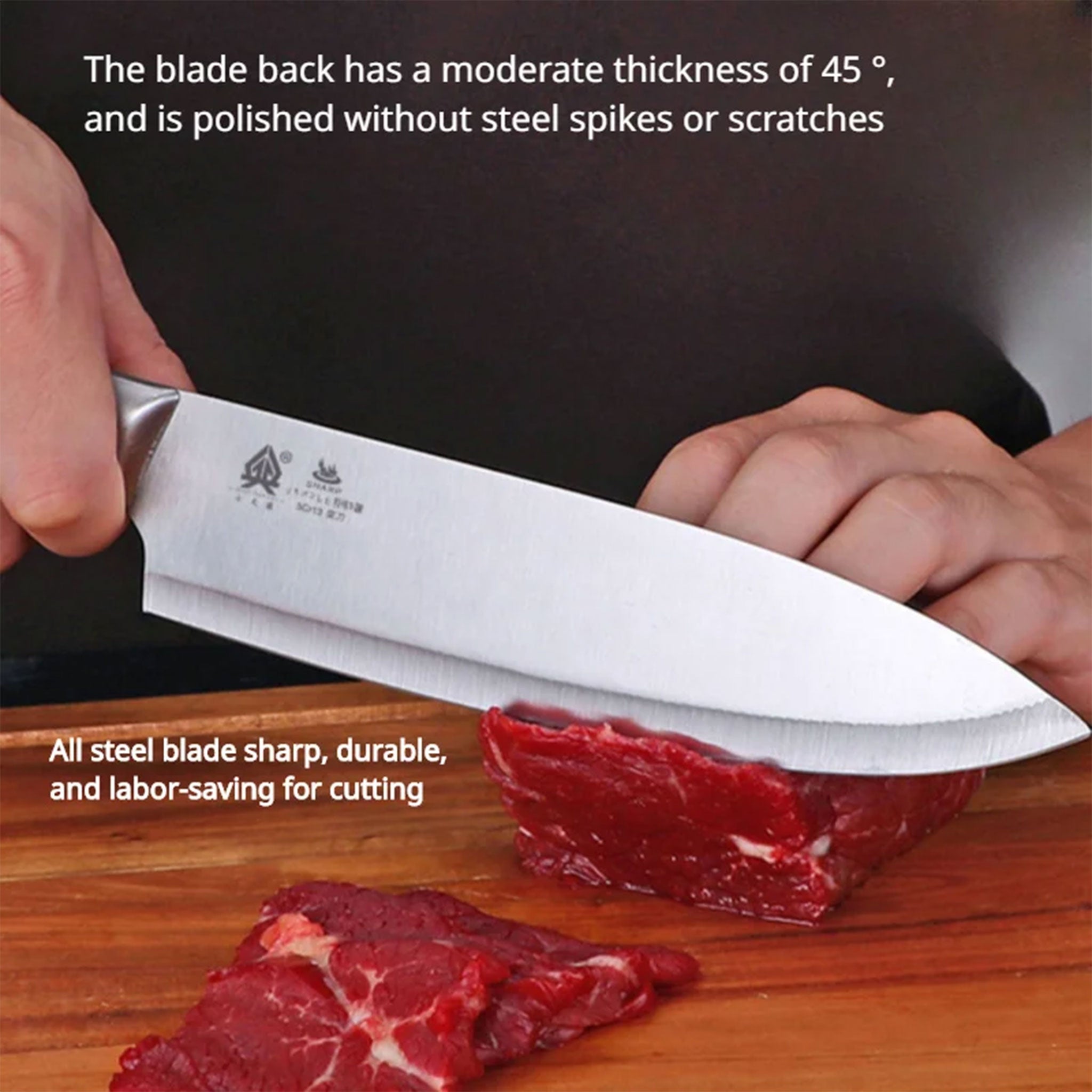 PLYS All-Steel Multi-Purpose Stainless Steel Kitchen Knife Set