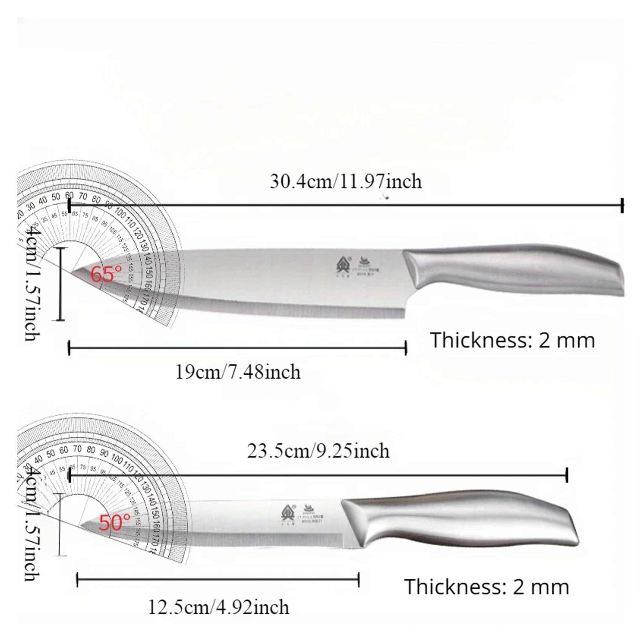 PLYS All-Steel Multi-Purpose Stainless Steel Kitchen Knife Set