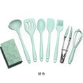 Silicone 8/Pcs Set Kitchenware Non-stick Cookware Full Spatula  Mini Storage Box Baking Cooking Utensils Oil Brush Scraper wiktra