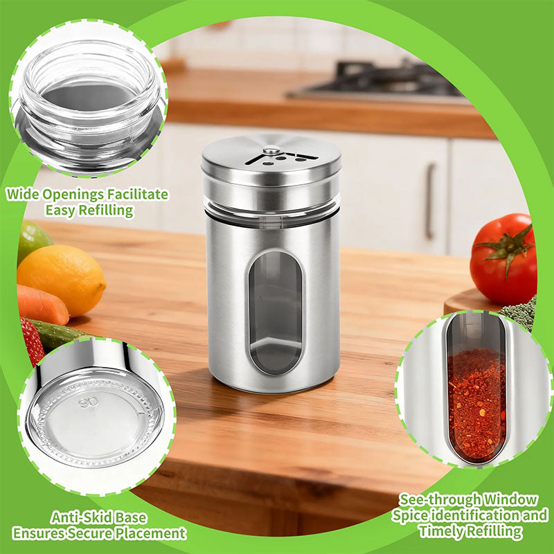 Pepper & Salt Seasoning Jar Combo