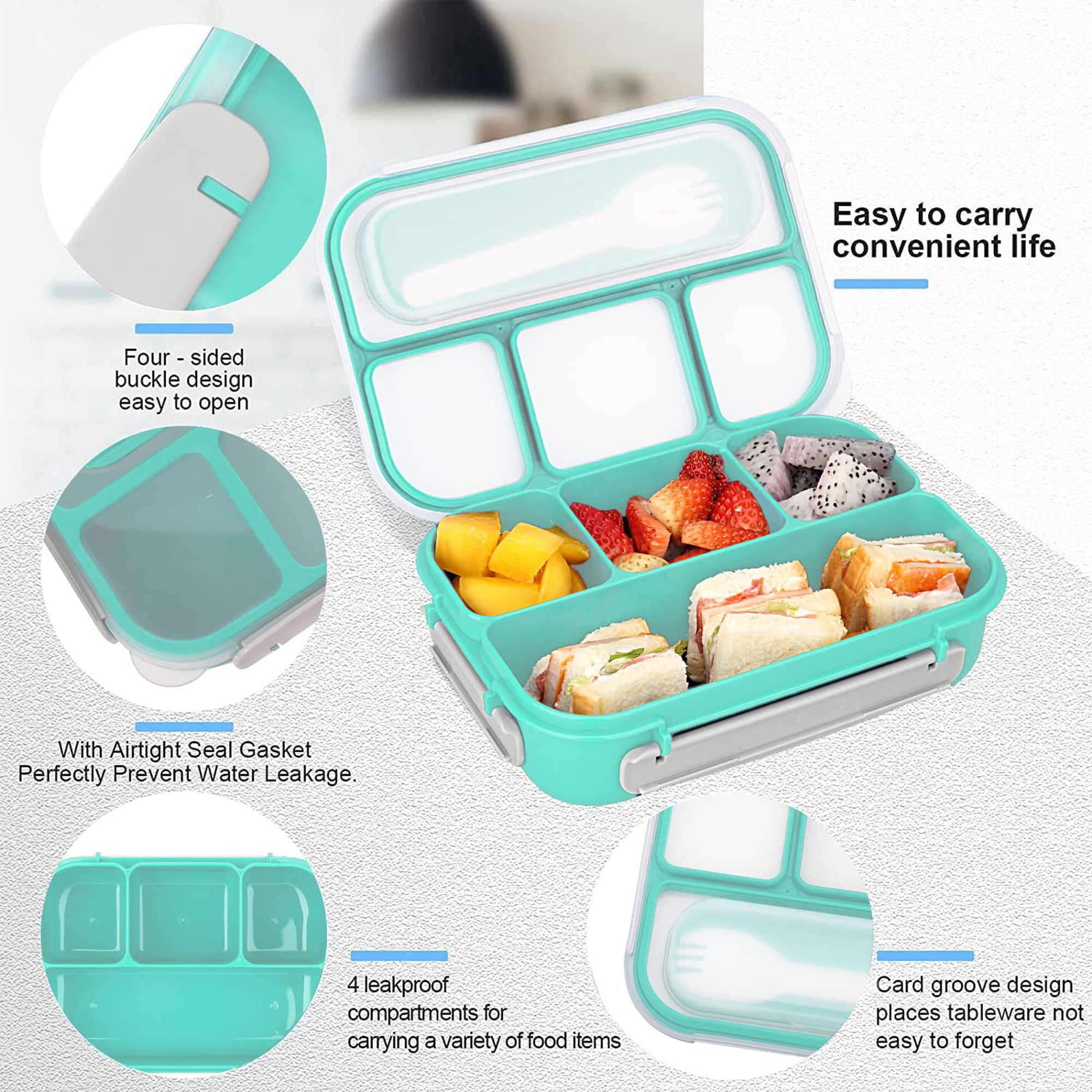 Plastic Office Student Lunch Box