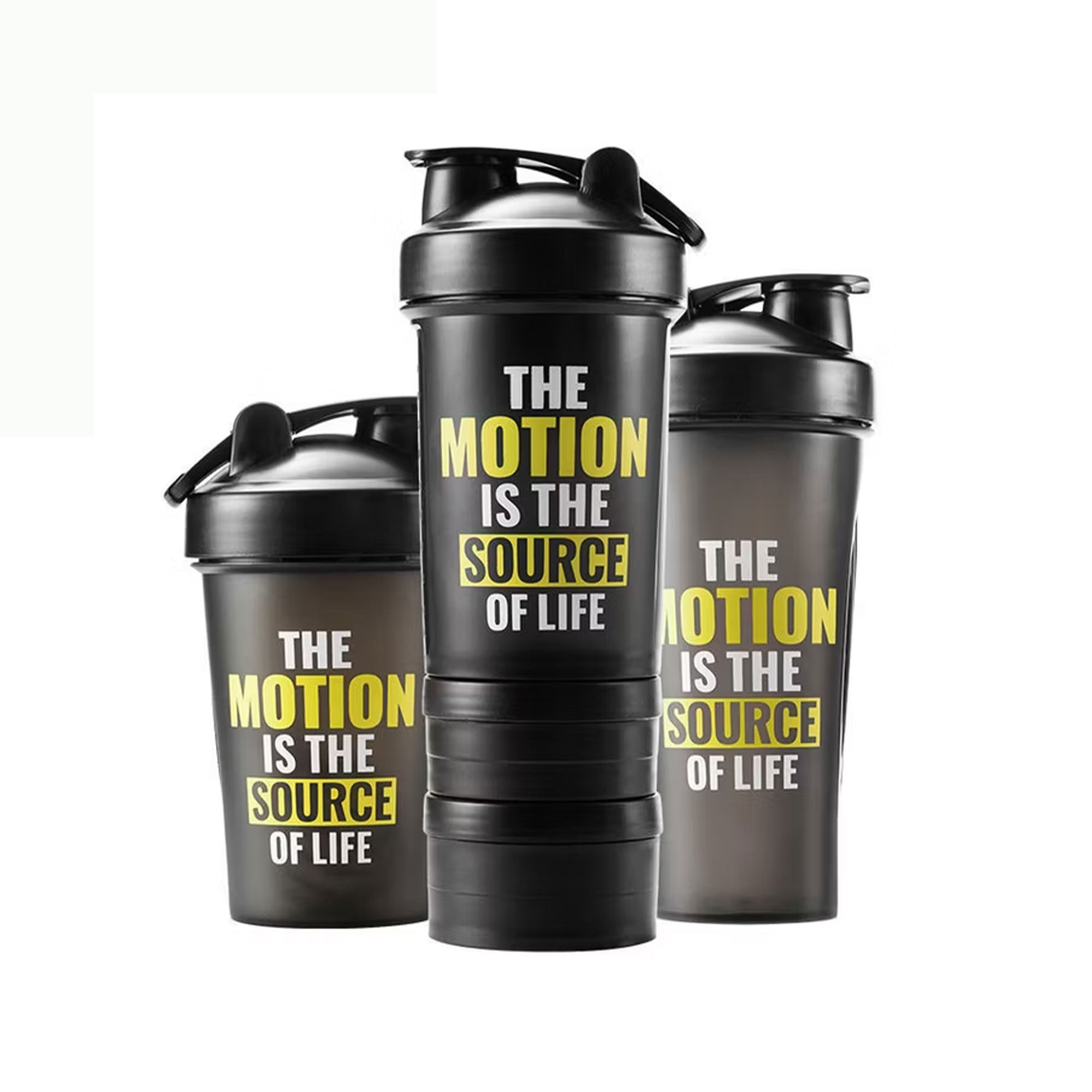 Portable Fitness Shaker Bottle