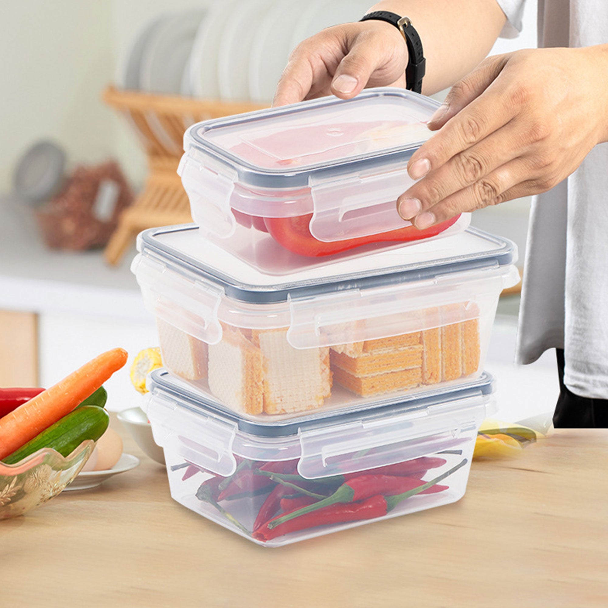Portable Sealed Food Storage Box