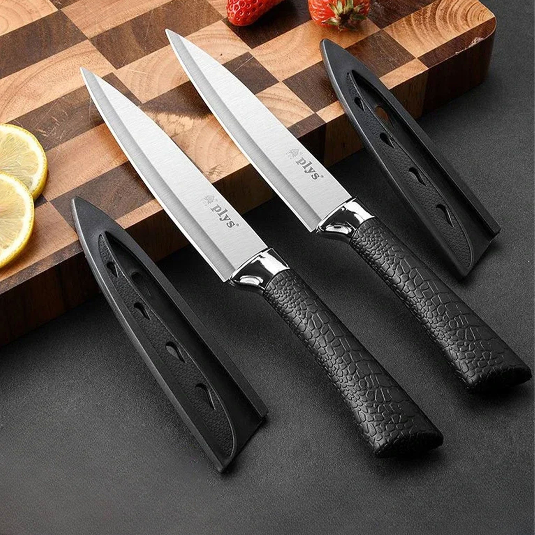 Portable Stainless Steel Fruit Knife Set – Sharp & Compact