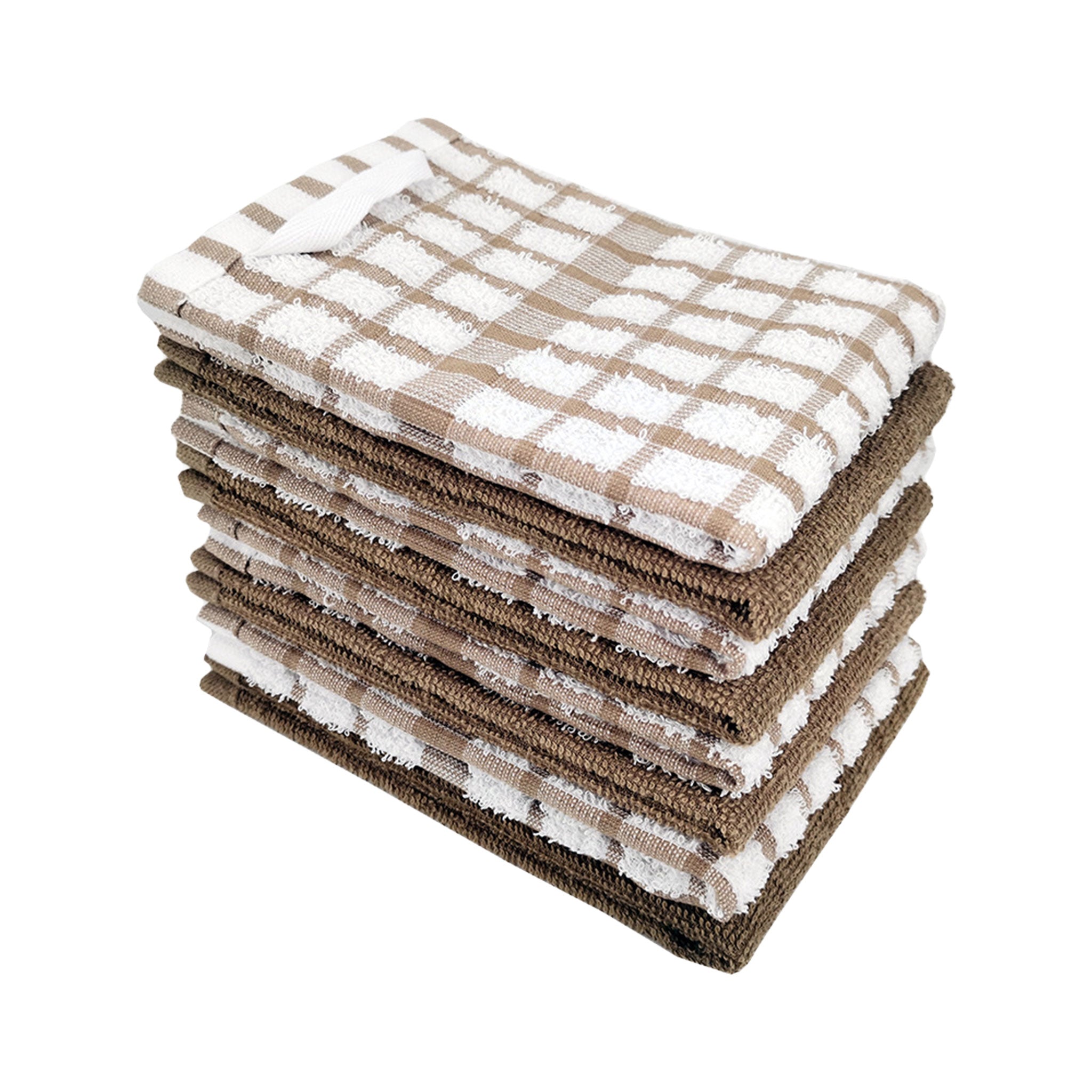 Premium Waffle Cotton Tea Towels – Multi-Purpose Cleaning Cloths