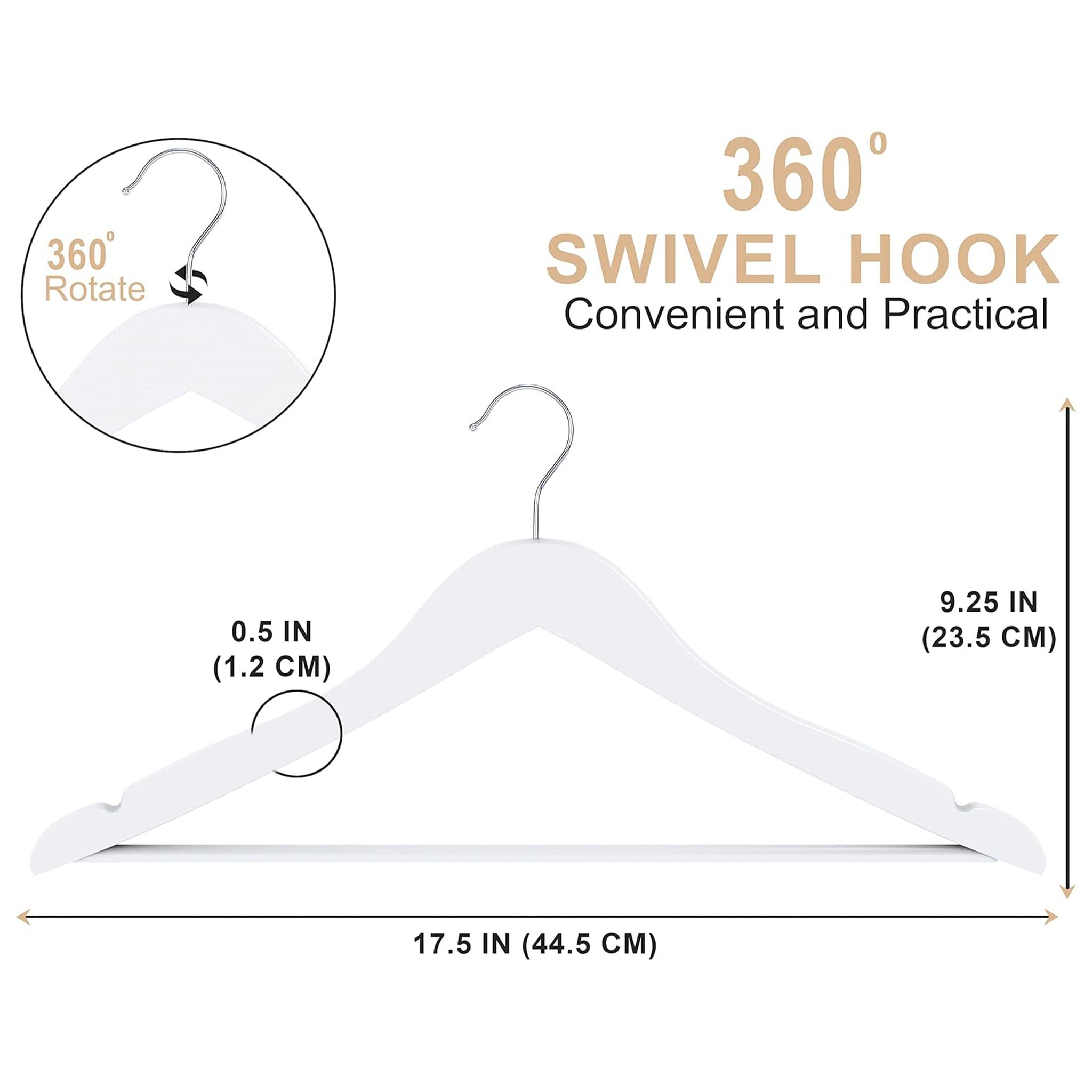 High-Quality Wooden Hangers for Jackets & Camisoles