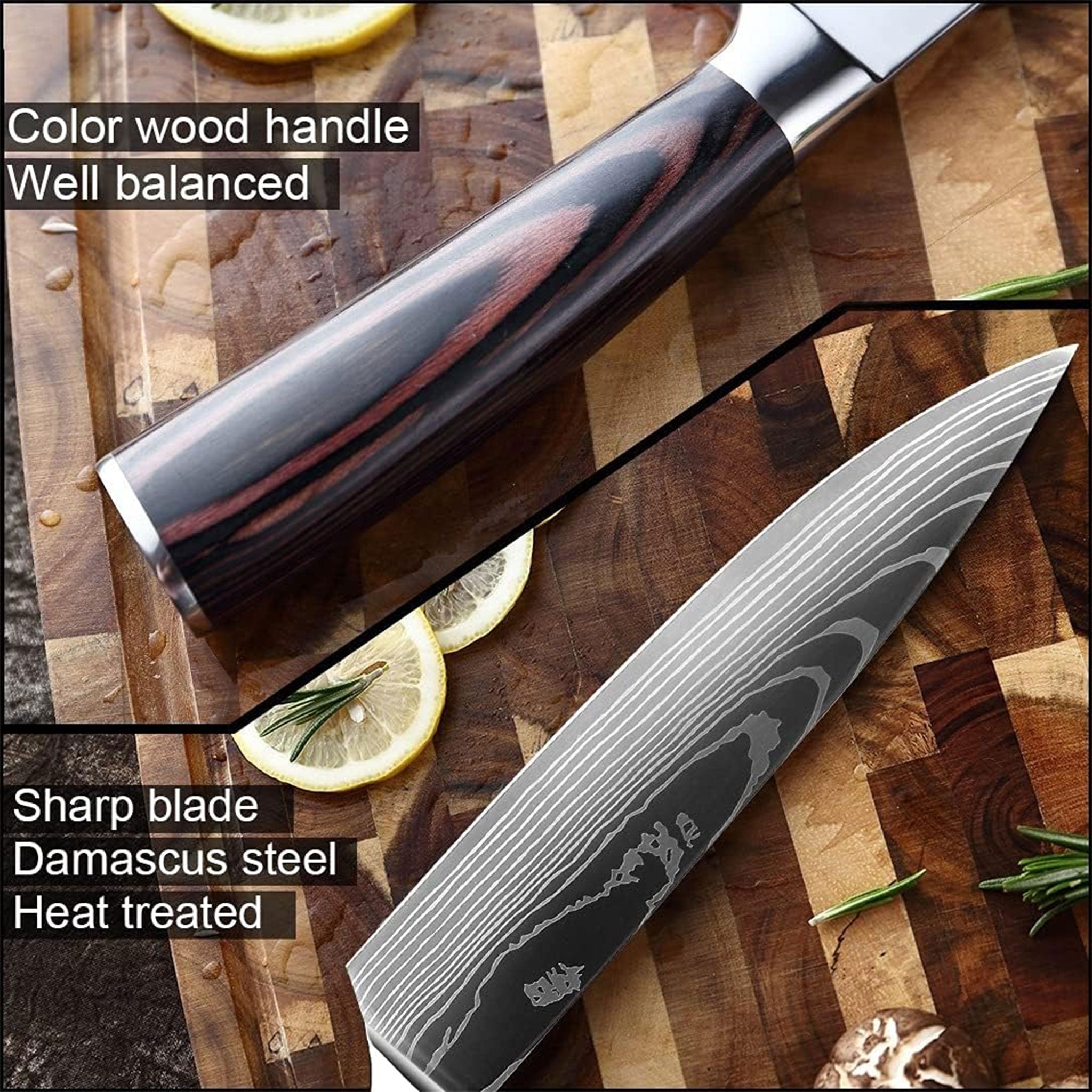 Professional Damascus High Carbon Stainless Steel Kitchen Knife