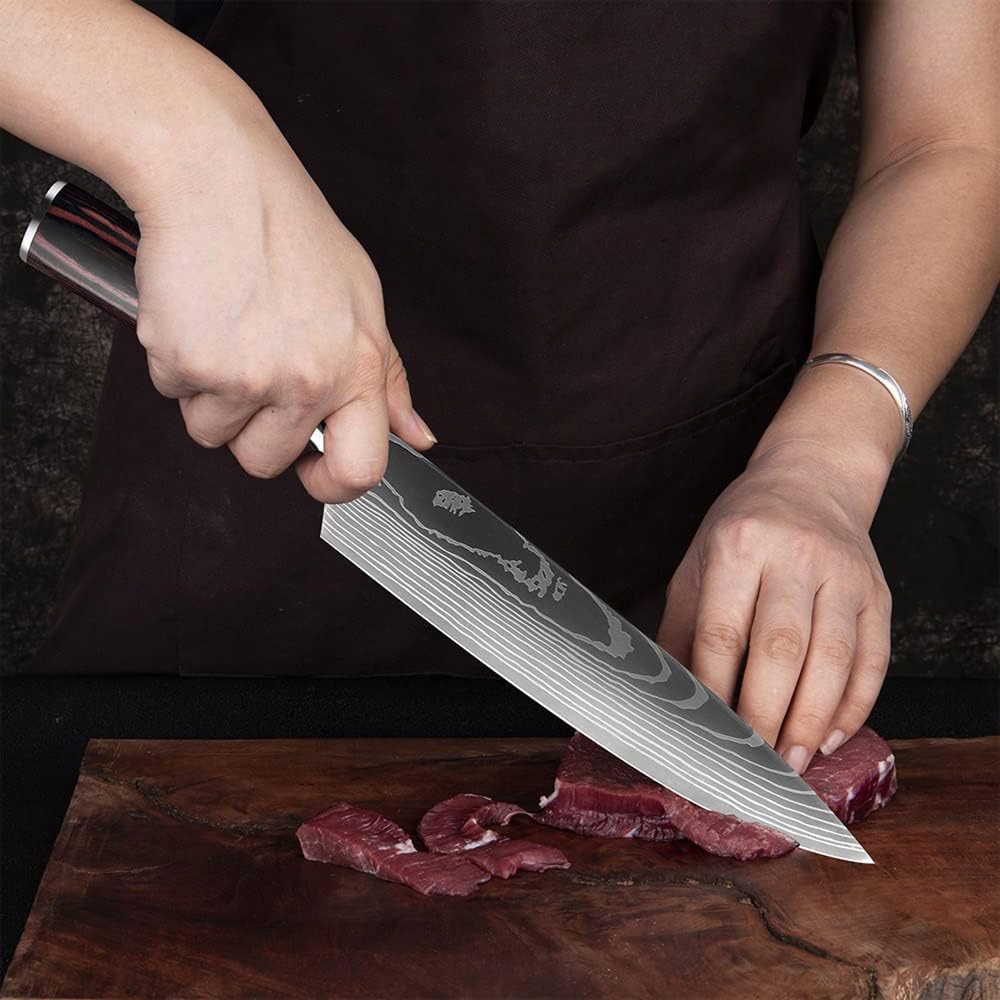 Professional Damascus High Carbon Stainless Steel Kitchen Knife
