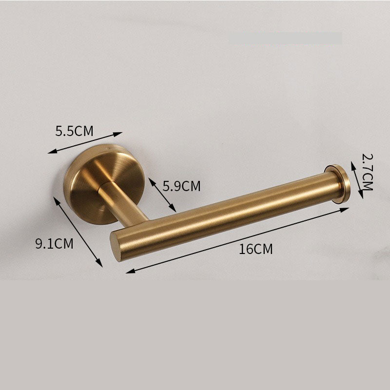 Punch-Free Stainless Steel Paper Towel Holder