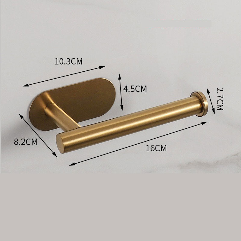 Punch-Free Stainless Steel Paper Towel Holder