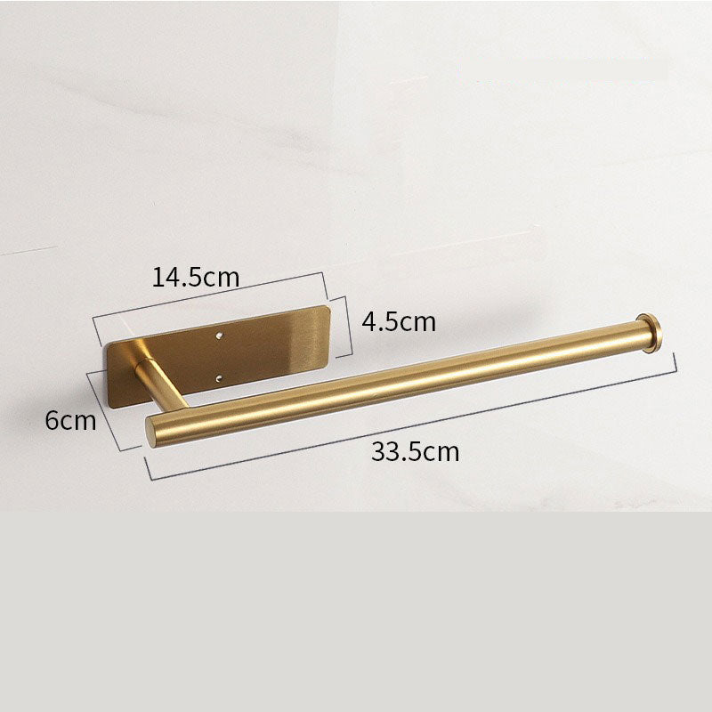 Punch-Free Stainless Steel Paper Towel Holder