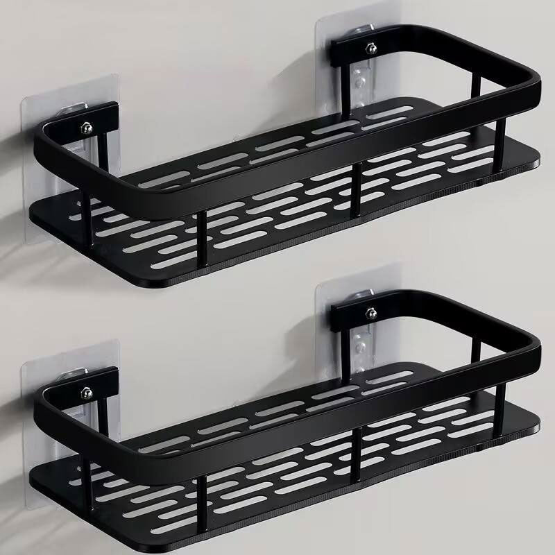 Punch-Free Wall-Mounted Bathroom Shelf