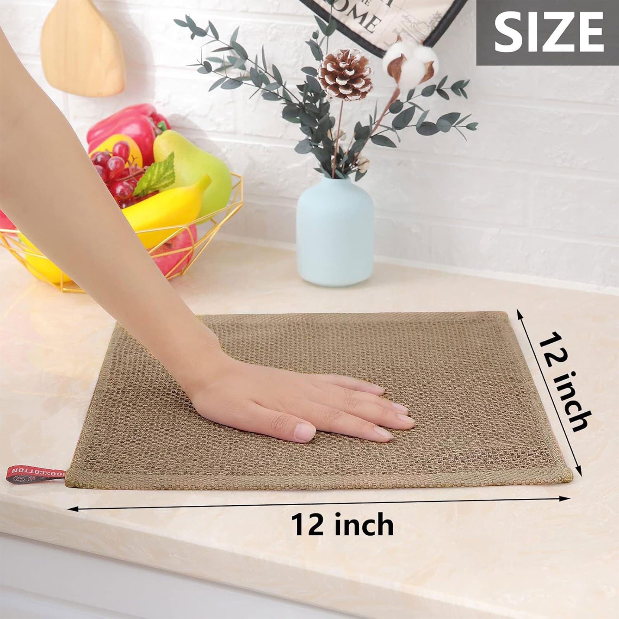 Pure Cotton Waffle Kitchen Towel 40×60cm