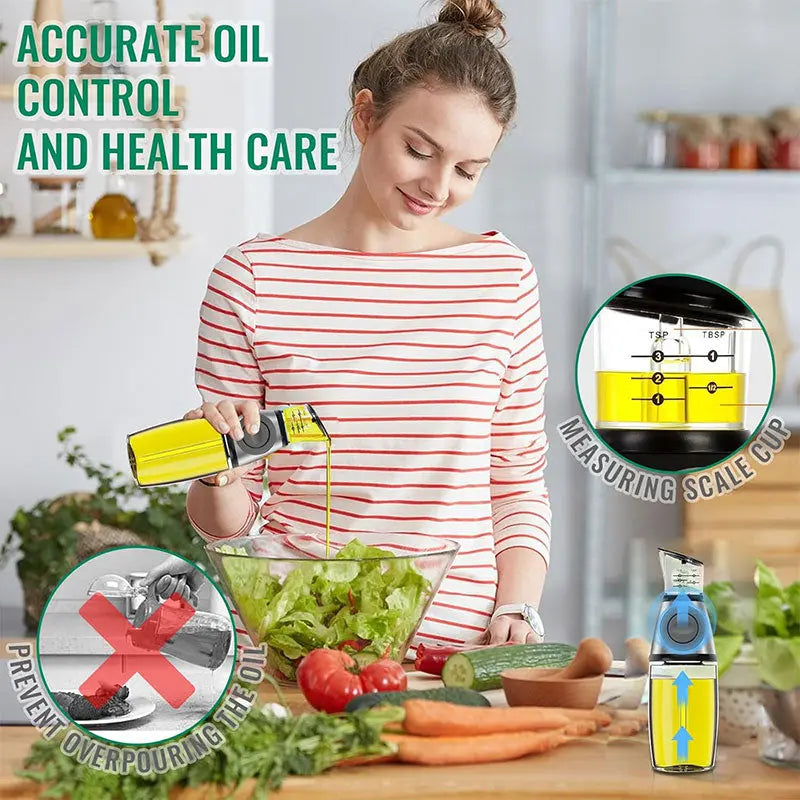 Push-Type Leak-Proof Oil Dispenser