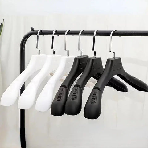 Quality Clothes Selling Shop Hangers Wide Shoulder Non Slip Lady Dress Coat Rack Pants Clip Bedroom Cloakroom Wardrobe Storage wiktra