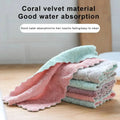 Rags Dish Towels 20 Pcs Superfine Fiber Dish Washing Rags Absorbent Kitchen Towels for Oil-proof Soft Tear-resistant Lint Free wiktra