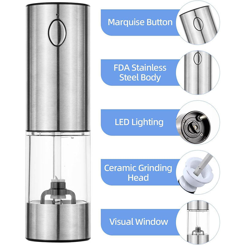 Rechargeable Electric Salt & Pepper Grinder