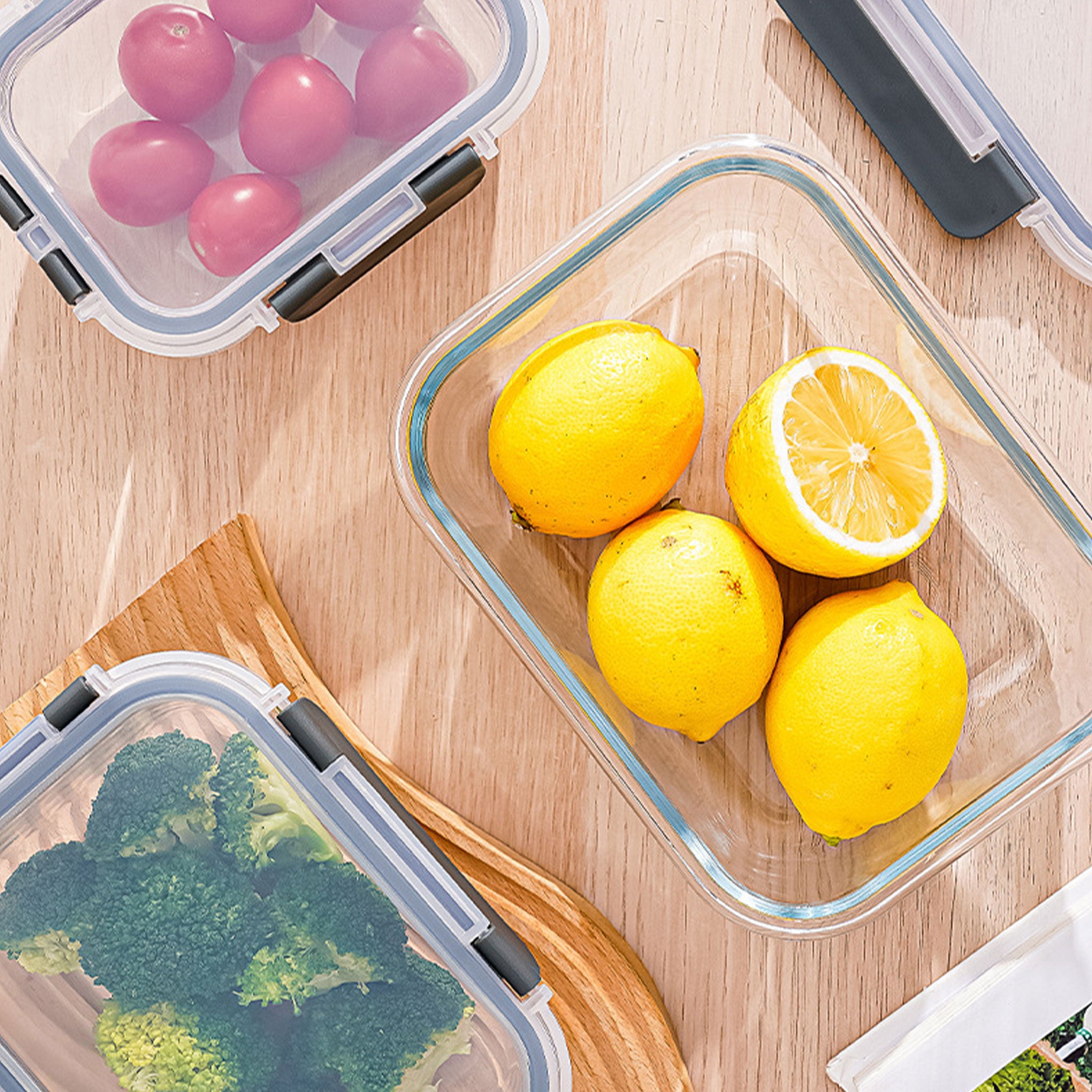 Rectangular Borosilicate Glass Lunch Box