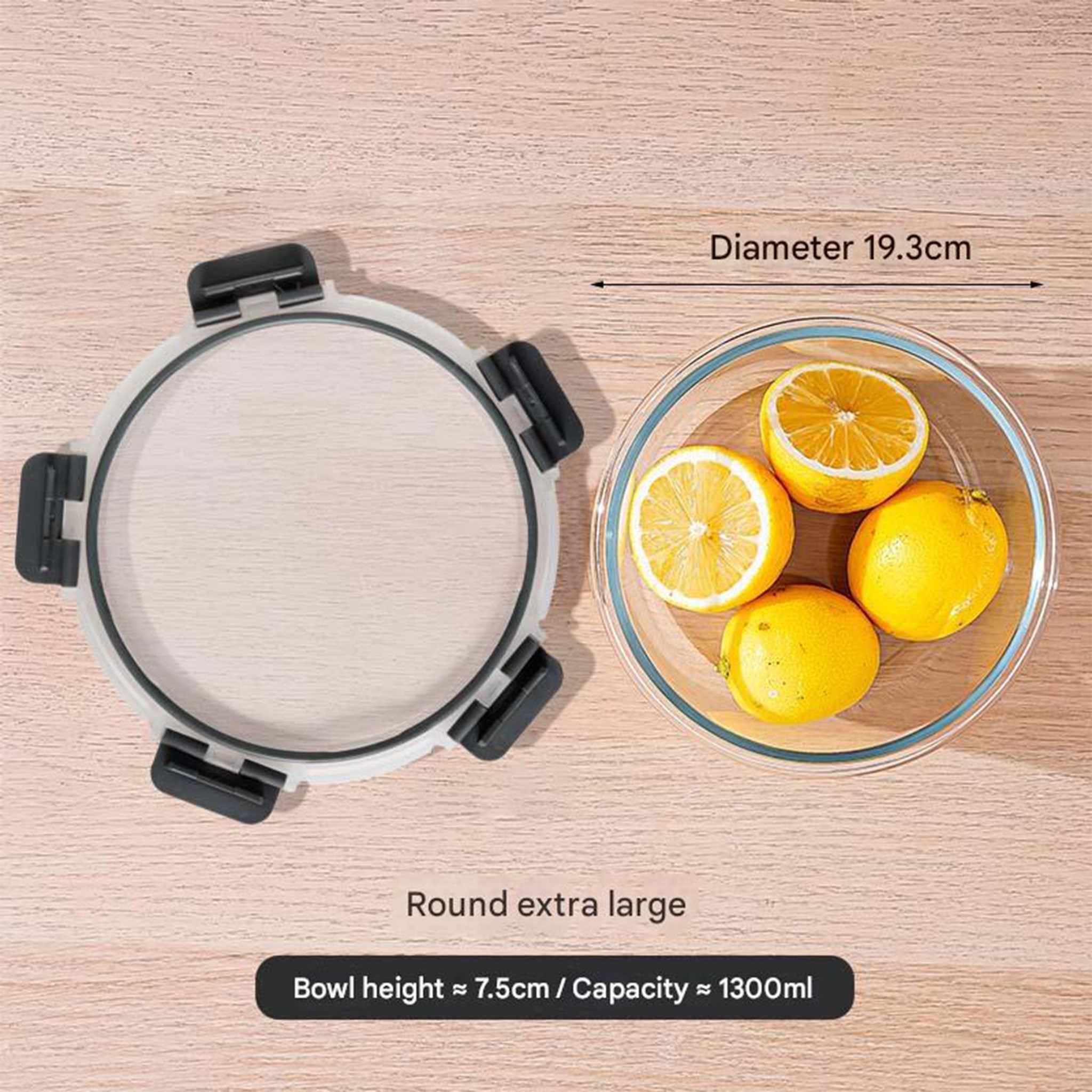 Rectangular Borosilicate Glass Lunch Box