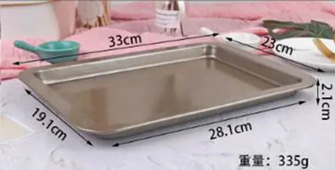 Rectangular Cookie Sheets bread cake baking pan oven baked tools kitchen accessories  reusable  baking accessories