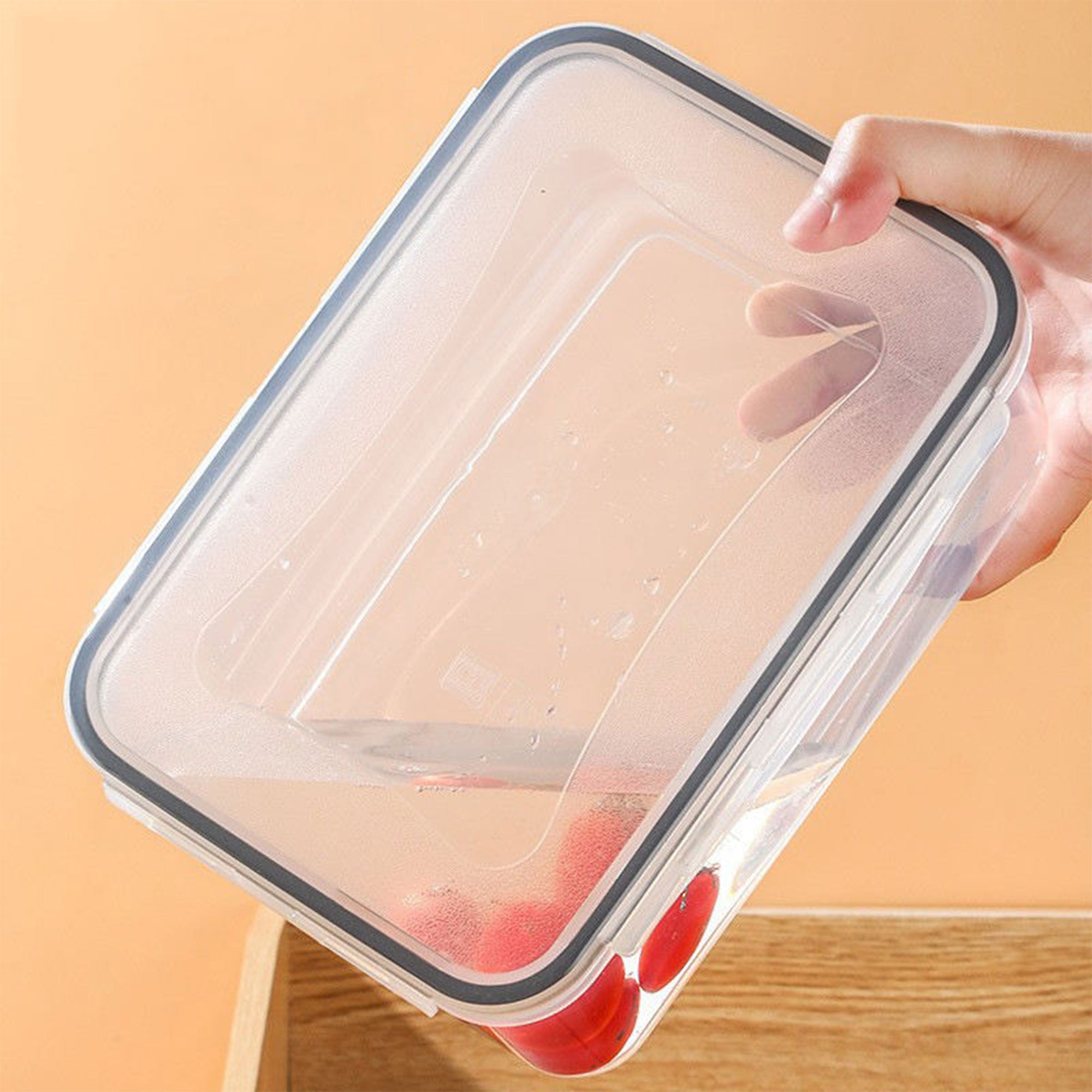 Round Transparent Refrigerator Crisper