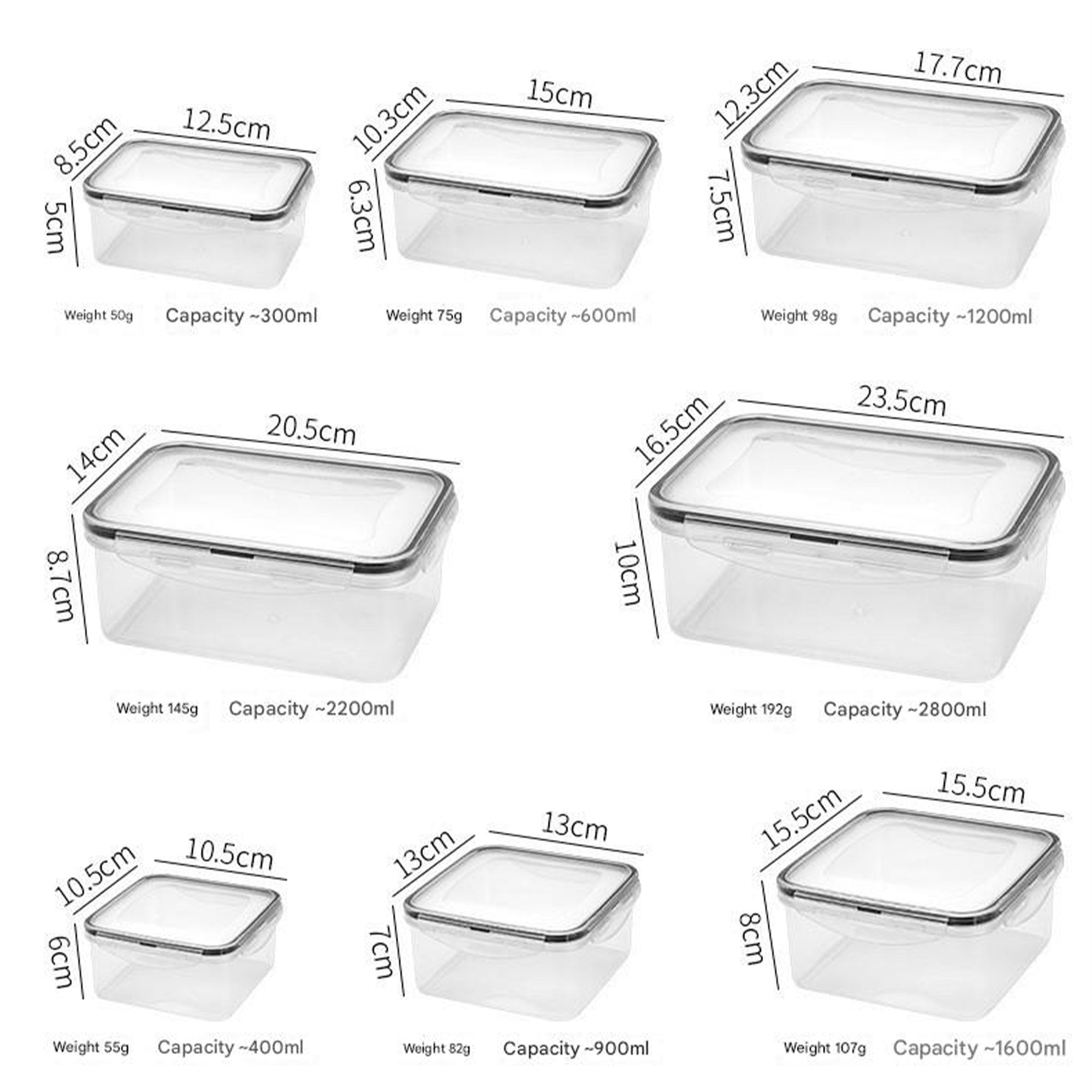 Round Transparent Refrigerator Crisper