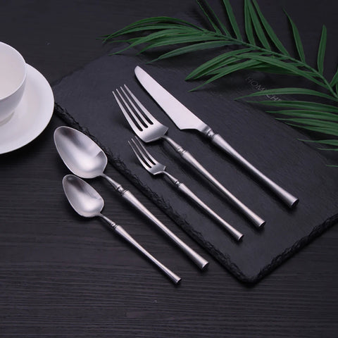 10/15/20/25/30Pcs Gold Tableware Dinnerware Stainless Steel Cutlery Set Sliver Knife Fork Spoon Set Kitchen Utensils Flateware