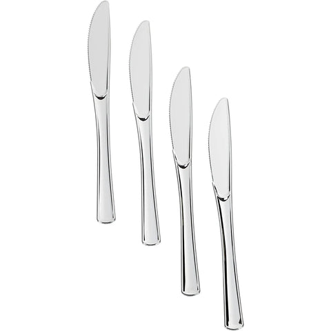 75 Pieces Gold Plastic Silverware- Disposable Flatware Set-Heavyweight Plastic Cutlery- Includes 25 Forks, 25 Spoons, 25 Knives