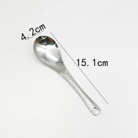 5Pcs Stainless Steel Spoon Thicken Soup Spoons for Hot Pot Scoops Colander Home Multipurpose Kitchen Tableware Cooking Tools