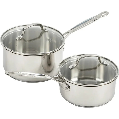 Cuisinart 11-Piece Cookware Set, Chef's Classic Stainless Steel Collection 77-11G