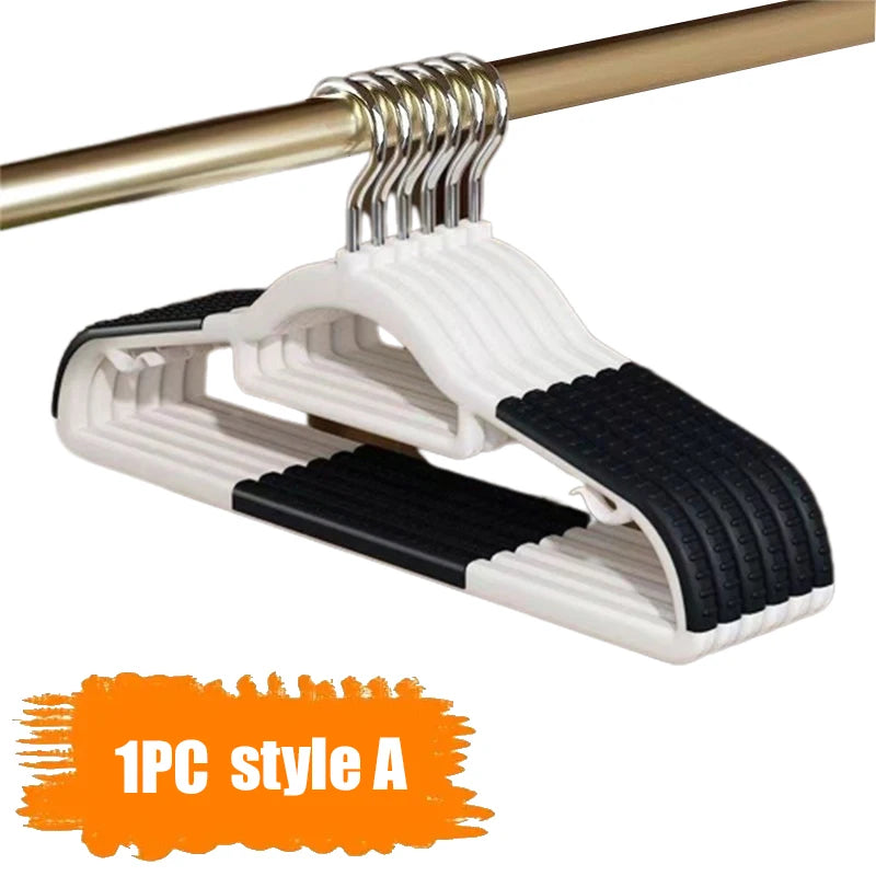 Non-Slip Clothes Hangers Set Wardrobes Organizer Shelf For Clothes Hangers Plastic Organization Wardrobe Closet Bedroom Storage