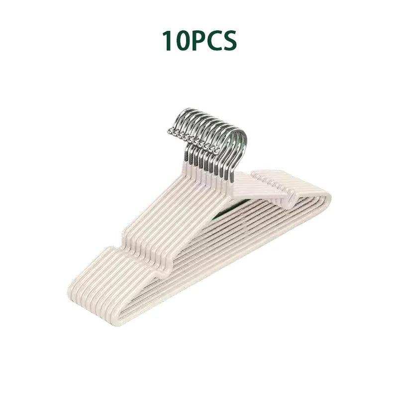 10/20pcs Clothes Hangers With Non-slip Design Traceless Clothes Racks Rust Prevention Sturdy Heavy Duty Coat Durable Hangers New